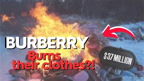 burberry burning unsold clothes|why are h&m merchandise destroyed.